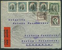 a1528 CHILE Valaparaiso 1934 r PAR AVION AERO LOTNICZY via Berlin