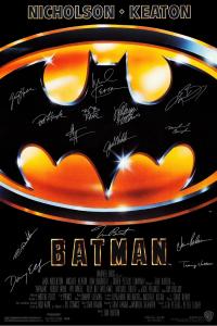BATMAN (1989) UNIKAT Exclusive XL 14 Autografów !!
