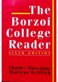 The Borzoi College Reader Charles Muscatine stan bdb. książka papierowa