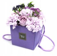 Букет с посвящением мыльные цветы Цветочная коробка подарок мыльные розы для ванны