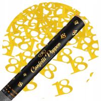 ТРУБКА ДЛЯ СЪЕМКИ КОНФЕТТИ 18 ДЕНЬ РОЖДЕНИЯ 40 СМ-1542