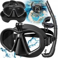 НАБОР МАСКА ТРУБКА ДЛЯ ПОДВОДНОГО ПЛАВАНИЯ ПОДВОДНОЕ ПЛАВАНИЕ ОЧКИ ТРУБКА ЧЕХОЛ