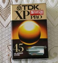 Kaseta VHS TDK S-VHS-C XP PRO45