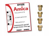 Dysze gazowe Amica (propan-butan)