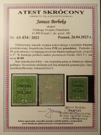 KRAKOWSKIE Fi 48 B8 * 1919 сертификат Бербека PZF