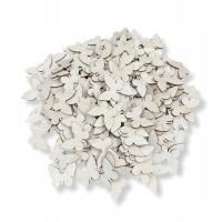 Drewniane motylki 4 cm motyle scrapki ozdobne 300 szt dekory motyl