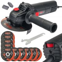 СЕТЕВАЯ УГЛОВАЯ ШЛИФОВАЛЬНАЯ МАШИНА 125 ММ 1300 ВТ РЕГУЛИРОВКА DIAX УГЛОВАЯ ШЛИФОВАЛЬНАЯ МАШИНА 10 ДИСКОВ