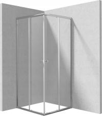 Угловая душевая кабина Deante 80 x 80 см хром