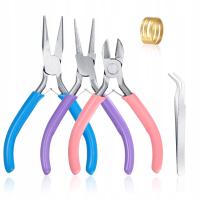 Szczypce do biżuterii 2 sztuki - zestaw niekompletny