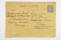 KARTKA POCZTOWA CP49 BIAŁYSTOK 1928 r.