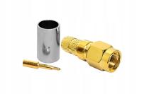 Wtyk SMA-M na kabel koncentryczny H155 zaciskany