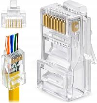 100 X 5e RJ-45 переходник разъем для UTP интернет LAN кабель