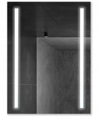 Зеркало ванной комнаты Сид освещенное стеной прямоугольное 3 цвета Баха 50КС80КМ