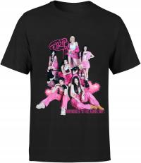 KOSZULKA BABYMONSTER DRIP BAWEŁNA 100% WYSOKIEJ JAKOŚCI CZARNY TEKSTURA 3XL