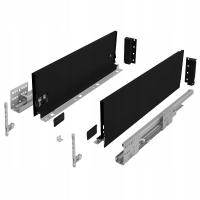 Szuflada HAFELE MATRIX S SLIM 3D H135 350 CZARNY