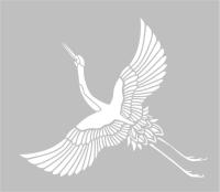 SZABLON MALARSKI WIELOKROTNY ŻURAW CZAPLA 1|66 cm