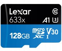 Karta Pamięci 128GB Lexar High-Performance micro SDXC do 100MB/s SD Adapter