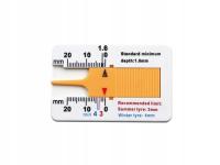 AG235B MIERNIK WSKAŹNIK WYSOKOŚCI GŁĘBOKOŚCI BIEŻNIKA OPON 1MM / 20MM