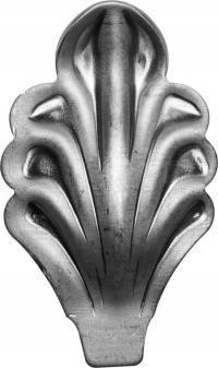 51.079 лист кованый выпуклый кованые элементы для ворот (90X52X2 мм) кран