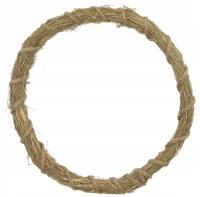 BAZA ZE SŁOMY PODKŁAD POD WIANEK WIENIEC NATURALNY DEKORACJA 42CM