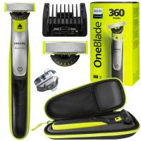 Golarka Philips OneBlade 360 QP2734/20 Maszynka Trymer do brody zarostu + ETUI NA PHILIPS ONEBLADE QP2520/20 QP2530 I OSTRZA