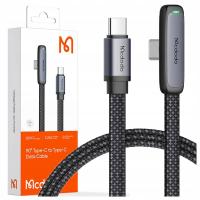 Kabel McDodo USB typ C - USB typ C 1,2 m czarny