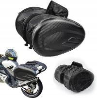 TORBY POD SIODEŁKO - WODOODPORNY BAGAŻ MOTOCYKLOWY, KASK & PILLION SIEDZISKO BOCZNA TORBA