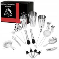 Бармен шейкер шейкер набор для коктейльных напитков Бостонский большой 18 el