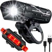 Велосипедный светильник передний задний светодиодный передний задний светильник USB велосипедный светильник