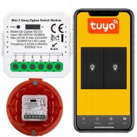 Реле ZIGBEE 3.0 TUYA пусковой переключатель 2ВОДЫ MINI V3