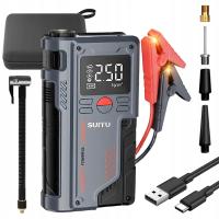 Pompa Powietrza 150Psi Rozrusznik Auta Miękki Pasek Cyfrowy Wyświetlacz