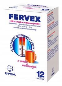 Fervex 12 шт. малиновый пакетик