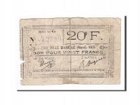 Banknot, Francja, Aniche, 20 Francs, 1915, VG(8-10