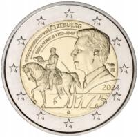 Luxemburg 2 euro 2024 - 175. rocznica śmierci Wielkiego Księcia Wilhelma II