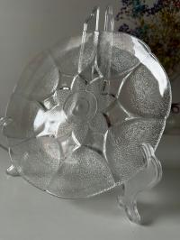 Patera talerz szkło prl talerzyk K72