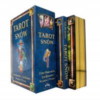 KARTY DO GRY TAROTA TAROT SNÓW ZESTAW KLASYCZNYCH KART KSIĄŻKA I 79 KART