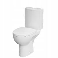 CERSANIT Parva kompakt WC poziomy bezkołnierzowy z deską wolnoopadającą