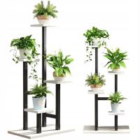 KWIETNIK NA KWIATY STOJAK METALOWY STOJĄCY LOFT ROŚLINY REGAŁ