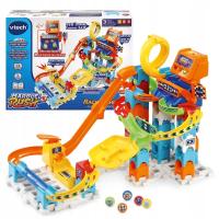 Tor kulkowy VTech Marble Rush Racing Set Electronic M200E 78 el. zabawka