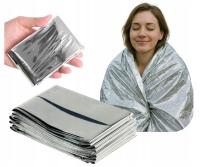 KOC RATUNKOWY TERMICZNY TERMOIZOLACYJNY FOLIA TERMICZNA 130x210 DO APTECZKI