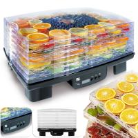 Suszarka do grzybów owoców warzyw mocna timer 550W G21 Paradiso Big czarna