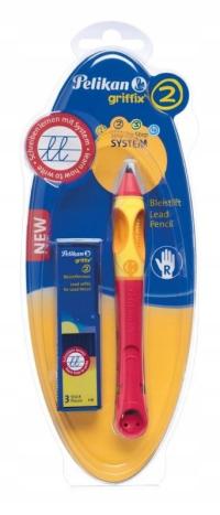 Ołówek dla praworęcznych Pelikan Griffix HB 1 szt. bordowy