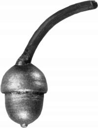 STALOWY OWOC DĘBU ELEMENTY KUTE 50.153 FI 25 H70