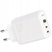Szybka mocna Ładowarka USB 2 USB-C typ C 65W QC 3.0 PD do iPhone Apple