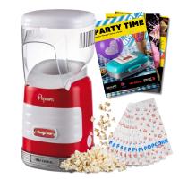 MASZYNKA DO POPCORNU ARIETE 2956/00 1100W CZERWONA + TOREBKI PAPIEROWE