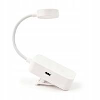 LAMPKA LED DO CZYTANIA KSIĄŻEK Z KLIPSEM 3 BARWY ELASTYCZNA BEZPRZEWODOWA