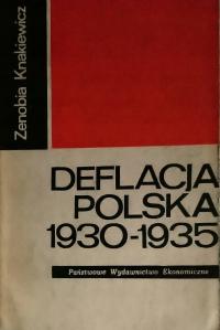 Deflacja Polska 1930-1935 Zenobia Knakiewicz SPK