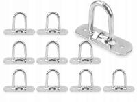 Chwytka ruchoma naburtowa uchwyt do mocowania plandeki ocynk - 10 sztuk