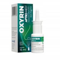 Oxyrin 15ml Aerozol, roztwór do nosa Lek na Katar, zatkany, zapchany nos