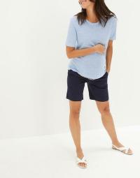 Bonprix spodenki ciążowe niebieski